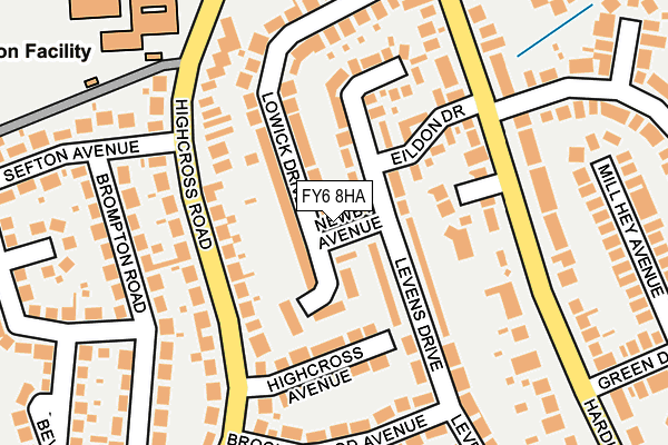 FY6 8HA map - OS OpenMap – Local (Ordnance Survey) FY6 8HA map - OS OpenMap – Local (Ordnance Survey)
