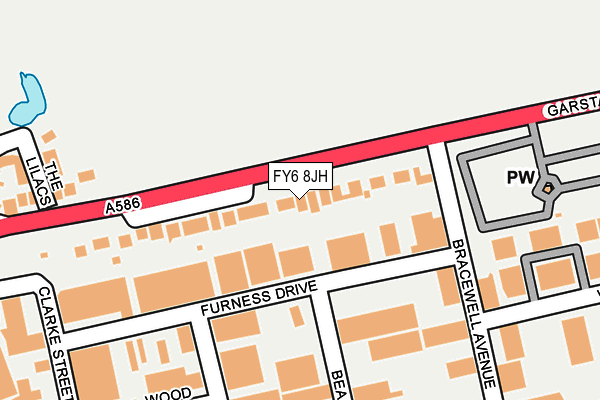 FY6 8JH map - OS OpenMap – Local (Ordnance Survey) FY6 8JH map - OS OpenMap – Local (Ordnance Survey)