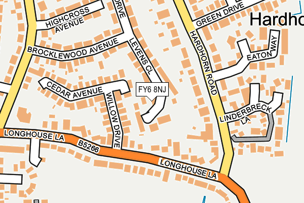 FY6 8NJ map - OS OpenMap – Local (Ordnance Survey) FY6 8NJ map - OS OpenMap – Local (Ordnance Survey)