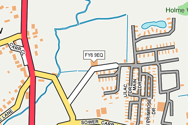 FY6 9EQ map - OS OpenMap – Local (Ordnance Survey) FY6 9EQ map - OS OpenMap – Local (Ordnance Survey)