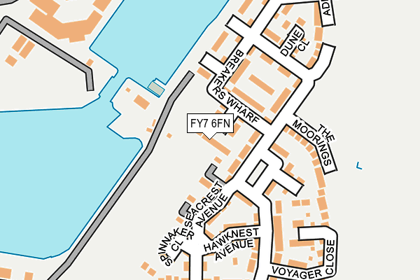 FY7 6FN map - OS OpenMap – Local (Ordnance Survey) FY7 6FN map - OS OpenMap – Local (Ordnance Survey)