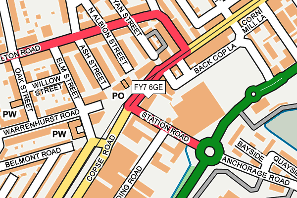 FY7 6GE map - OS OpenMap – Local (Ordnance Survey) FY7 6GE map - OS OpenMap – Local (Ordnance Survey)