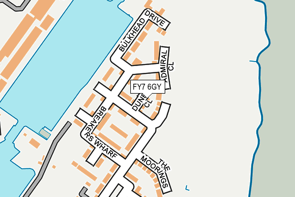 FY7 6GY map - OS OpenMap – Local (Ordnance Survey) FY7 6GY map - OS OpenMap – Local (Ordnance Survey)