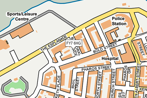 FY7 6HG map - OS OpenMap – Local (Ordnance Survey) FY7 6HG map - OS OpenMap – Local (Ordnance Survey)