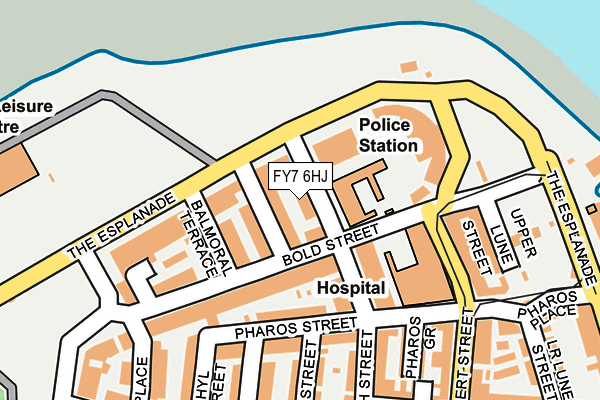 FY7 6HJ map - OS OpenMap – Local (Ordnance Survey)