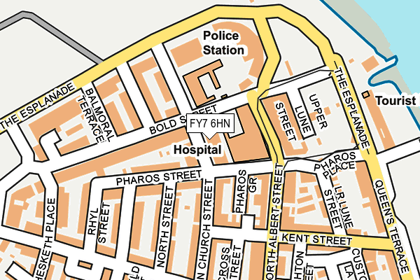 FY7 6HN map - OS OpenMap – Local (Ordnance Survey)