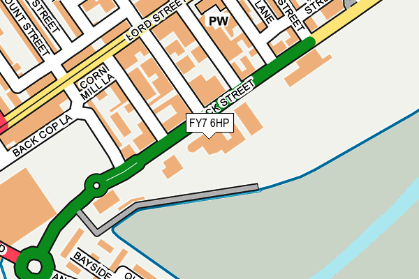 FY7 6HP map - OS OpenMap – Local (Ordnance Survey) FY7 6HP map - OS OpenMap – Local (Ordnance Survey)