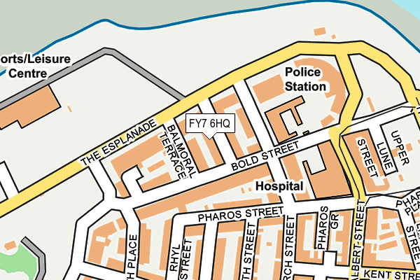 FY7 6HQ map - OS OpenMap – Local (Ordnance Survey) FY7 6HQ map - OS OpenMap – Local (Ordnance Survey)