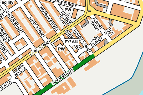 FY7 6JU map - OS OpenMap – Local (Ordnance Survey)