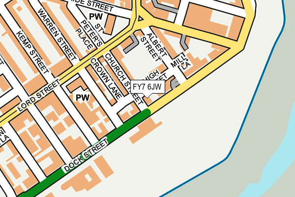 FY7 6JW map - OS OpenMap – Local (Ordnance Survey) FY7 6JW map - OS OpenMap – Local (Ordnance Survey)