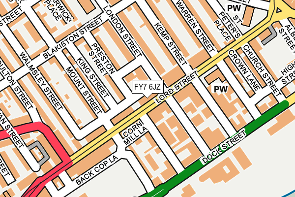 FY7 6JZ map - OS OpenMap – Local (Ordnance Survey) FY7 6JZ map - OS OpenMap – Local (Ordnance Survey)
