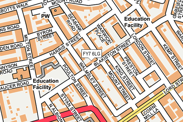 FY7 6LG map - OS OpenMap – Local (Ordnance Survey) FY7 6LG map - OS OpenMap – Local (Ordnance Survey)