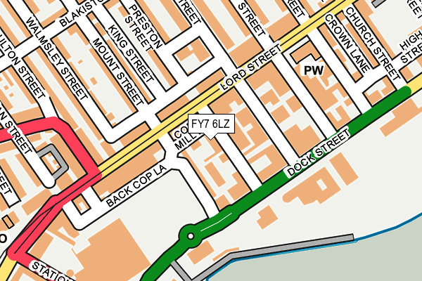 FY7 6LZ map - OS OpenMap – Local (Ordnance Survey) FY7 6LZ map - OS OpenMap – Local (Ordnance Survey)