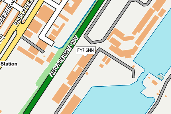 FY7 6NN map - OS OpenMap – Local (Ordnance Survey) FY7 6NN map - OS OpenMap – Local (Ordnance Survey)