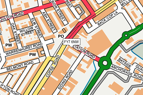 FY7 6NW map - OS OpenMap – Local (Ordnance Survey)