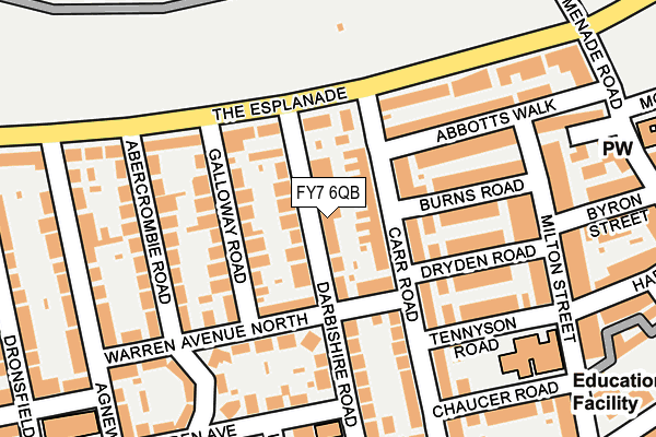FY7 6QB map - OS OpenMap – Local (Ordnance Survey)