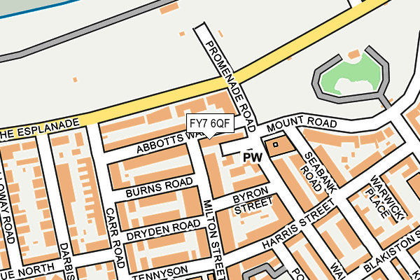 FY7 6QF map - OS OpenMap – Local (Ordnance Survey) FY7 6QF map - OS OpenMap – Local (Ordnance Survey)