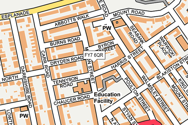 FY7 6QR map - OS OpenMap – Local (Ordnance Survey)