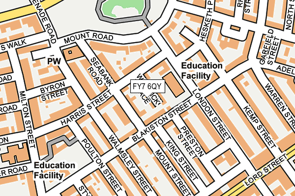 FY7 6QY map - OS OpenMap – Local (Ordnance Survey)