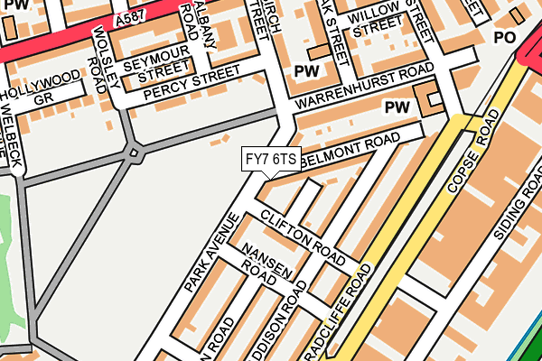 FY7 6TS map - OS OpenMap – Local (Ordnance Survey) FY7 6TS map - OS OpenMap – Local (Ordnance Survey)