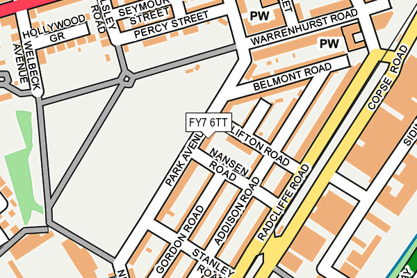 FY7 6TT map - OS OpenMap – Local (Ordnance Survey) FY7 6TT map - OS OpenMap – Local (Ordnance Survey)