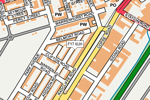 FY7 6UH map - OS OpenMap – Local (Ordnance Survey) FY7 6UH map - OS OpenMap – Local (Ordnance Survey)