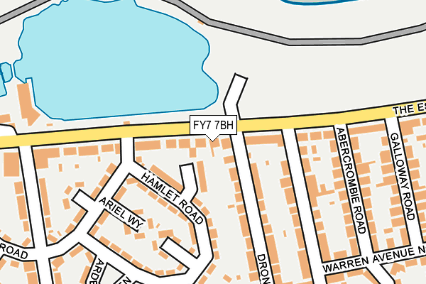 FY7 7BH map - OS OpenMap – Local (Ordnance Survey) FY7 7BH map - OS OpenMap – Local (Ordnance Survey)