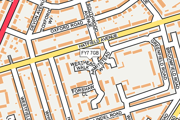FY7 7GB map - OS OpenMap – Local (Ordnance Survey) FY7 7GB map - OS OpenMap – Local (Ordnance Survey)