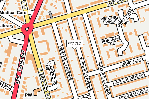FY7 7LZ map - OS OpenMap – Local (Ordnance Survey) FY7 7LZ map - OS OpenMap – Local (Ordnance Survey)