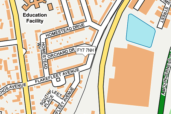 FY7 7NH map - OS OpenMap – Local (Ordnance Survey) FY7 7NH map - OS OpenMap – Local (Ordnance Survey)