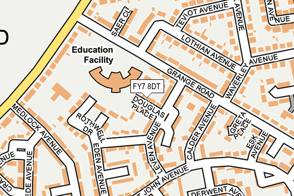 FY7 8DT map - OS OpenMap – Local (Ordnance Survey) FY7 8DT map - OS OpenMap – Local (Ordnance Survey)