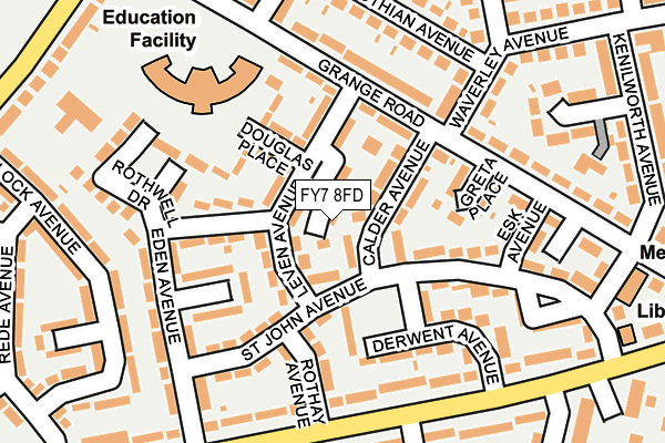 FY7 8FD map - OS OpenMap – Local (Ordnance Survey) FY7 8FD map - OS OpenMap – Local (Ordnance Survey)