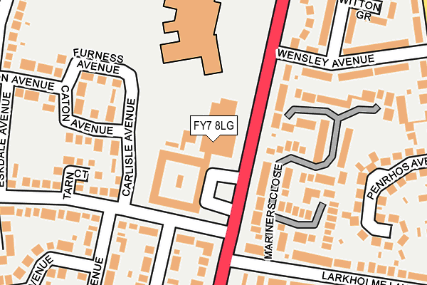 FY7 8LG map - OS OpenMap – Local (Ordnance Survey) FY7 8LG map - OS OpenMap – Local (Ordnance Survey)