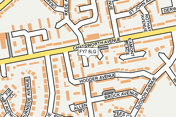 FY7 8LQ map - OS OpenMap – Local (Ordnance Survey) FY7 8LQ map - OS OpenMap – Local (Ordnance Survey)