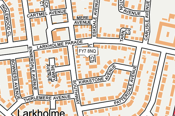 FY7 8NQ map - OS OpenMap – Local (Ordnance Survey)