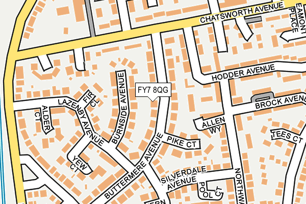 FY7 8QG map - OS OpenMap – Local (Ordnance Survey) FY7 8QG map - OS OpenMap – Local (Ordnance Survey)