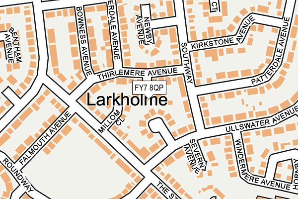 FY7 8QP map - OS OpenMap – Local (Ordnance Survey) FY7 8QP map - OS OpenMap – Local (Ordnance Survey)