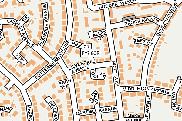 FY7 8QR map - OS OpenMap – Local (Ordnance Survey)