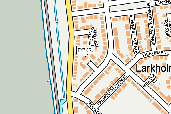 FY7 8RJ map - OS OpenMap – Local (Ordnance Survey) FY7 8RJ map - OS OpenMap – Local (Ordnance Survey)