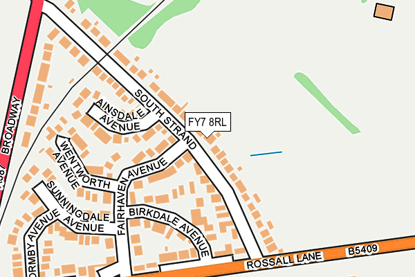 FY7 8RL map - OS OpenMap – Local (Ordnance Survey) FY7 8RL map - OS OpenMap – Local (Ordnance Survey)