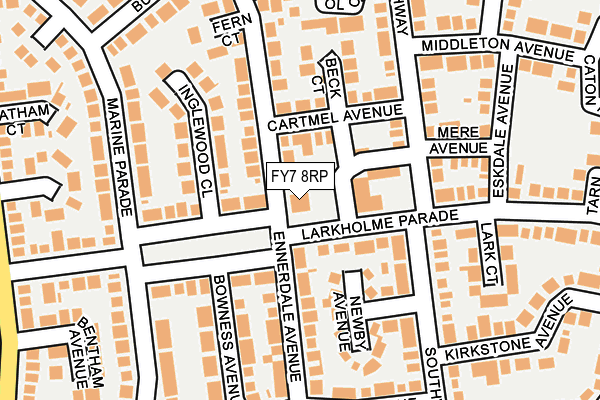 FY7 8RP map - OS OpenMap – Local (Ordnance Survey) FY7 8RP map - OS OpenMap – Local (Ordnance Survey)