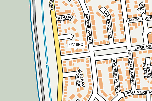 FY7 8RQ map - OS OpenMap – Local (Ordnance Survey) FY7 8RQ map - OS OpenMap – Local (Ordnance Survey)