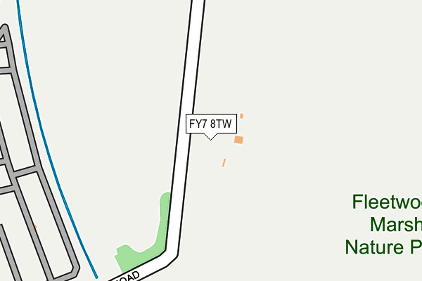 FY7 8TW map - OS OpenMap – Local (Ordnance Survey) FY7 8TW map - OS OpenMap – Local (Ordnance Survey)