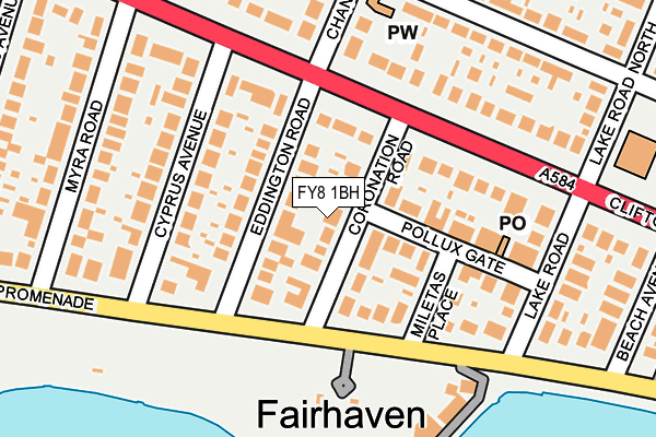 FY8 1BH map - OS OpenMap – Local (Ordnance Survey) FY8 1BH map - OS OpenMap – Local (Ordnance Survey)