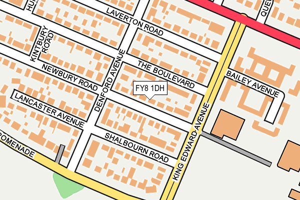 FY8 1DH map - OS OpenMap – Local (Ordnance Survey) FY8 1DH map - OS OpenMap – Local (Ordnance Survey)