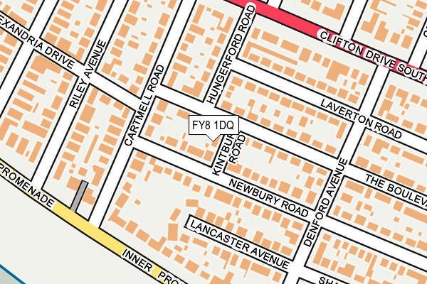 FY8 1DQ map - OS OpenMap – Local (Ordnance Survey) FY8 1DQ map - OS OpenMap – Local (Ordnance Survey)