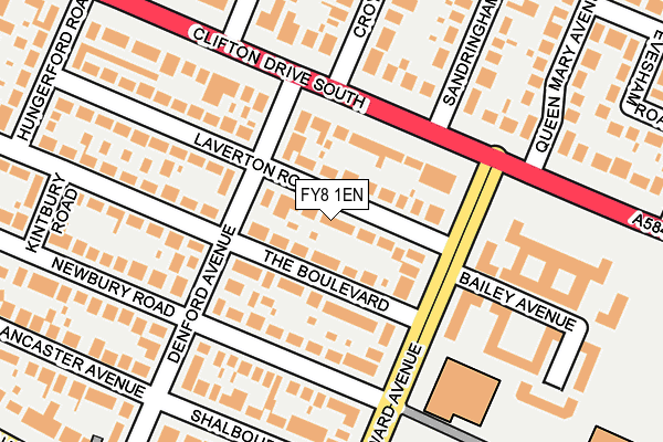 FY8 1EN map - OS OpenMap – Local (Ordnance Survey) FY8 1EN map - OS OpenMap – Local (Ordnance Survey)