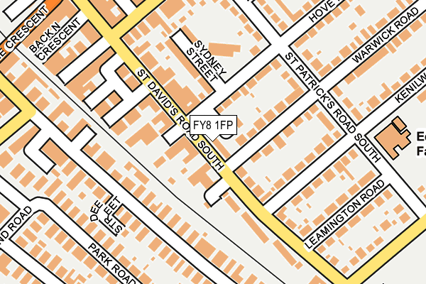 FY8 1FP map - OS OpenMap – Local (Ordnance Survey) FY8 1FP map - OS OpenMap – Local (Ordnance Survey)