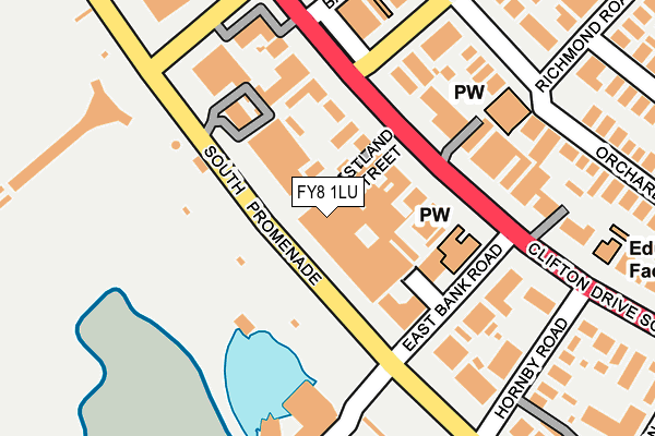 FY8 1LU map - OS OpenMap – Local (Ordnance Survey) FY8 1LU map - OS OpenMap – Local (Ordnance Survey)