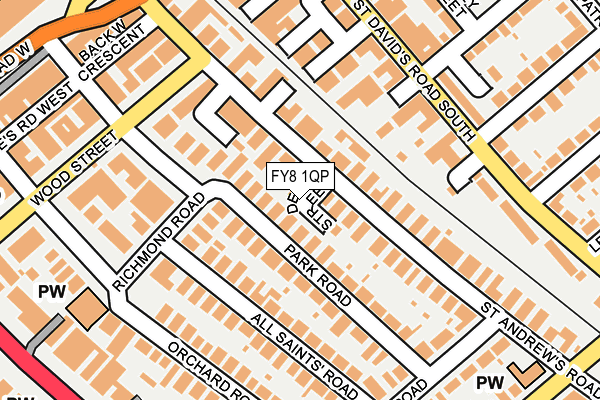 FY8 1QP map - OS OpenMap – Local (Ordnance Survey) FY8 1QP map - OS OpenMap – Local (Ordnance Survey)